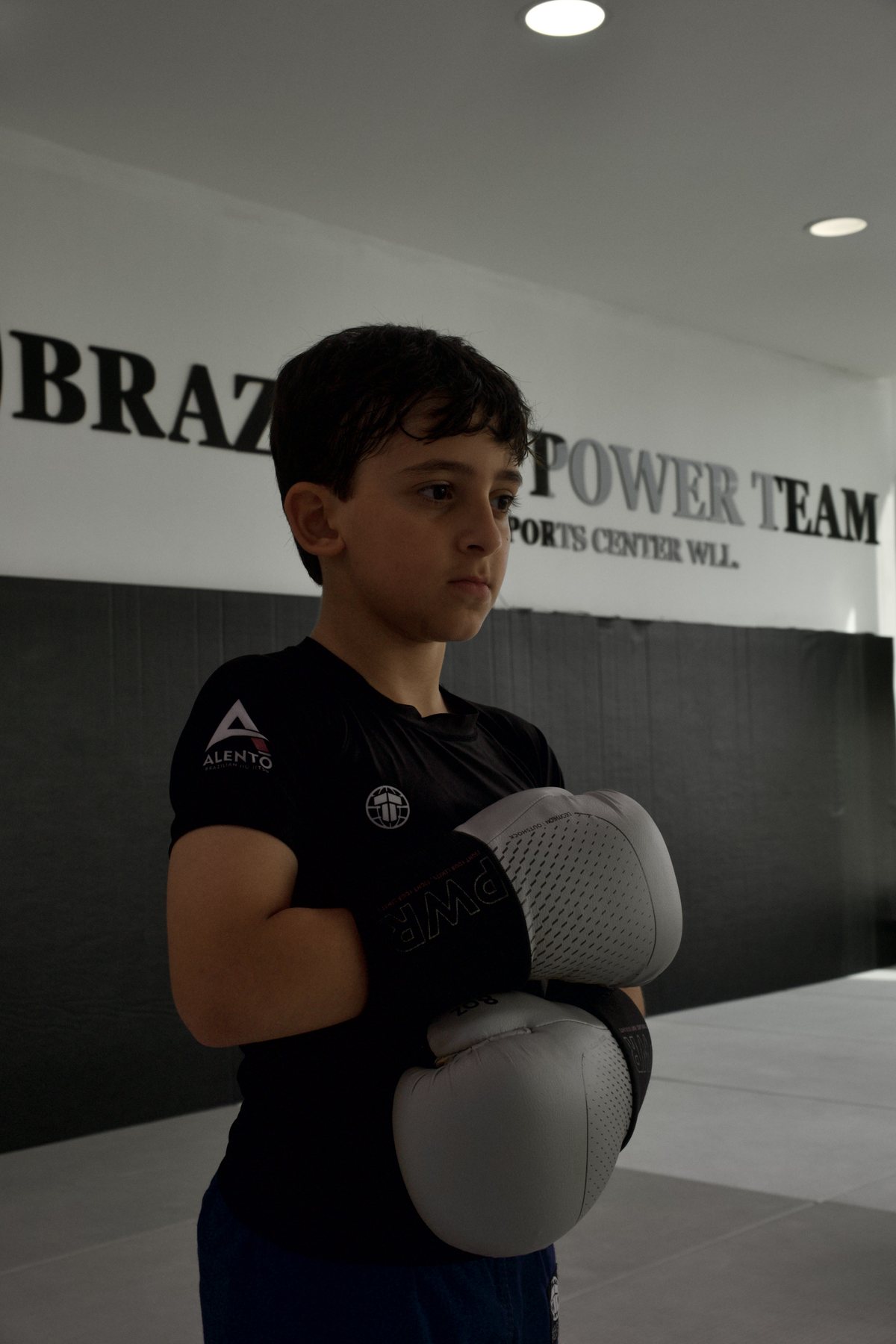 Kids kickboxing student at Brazilian Power Team